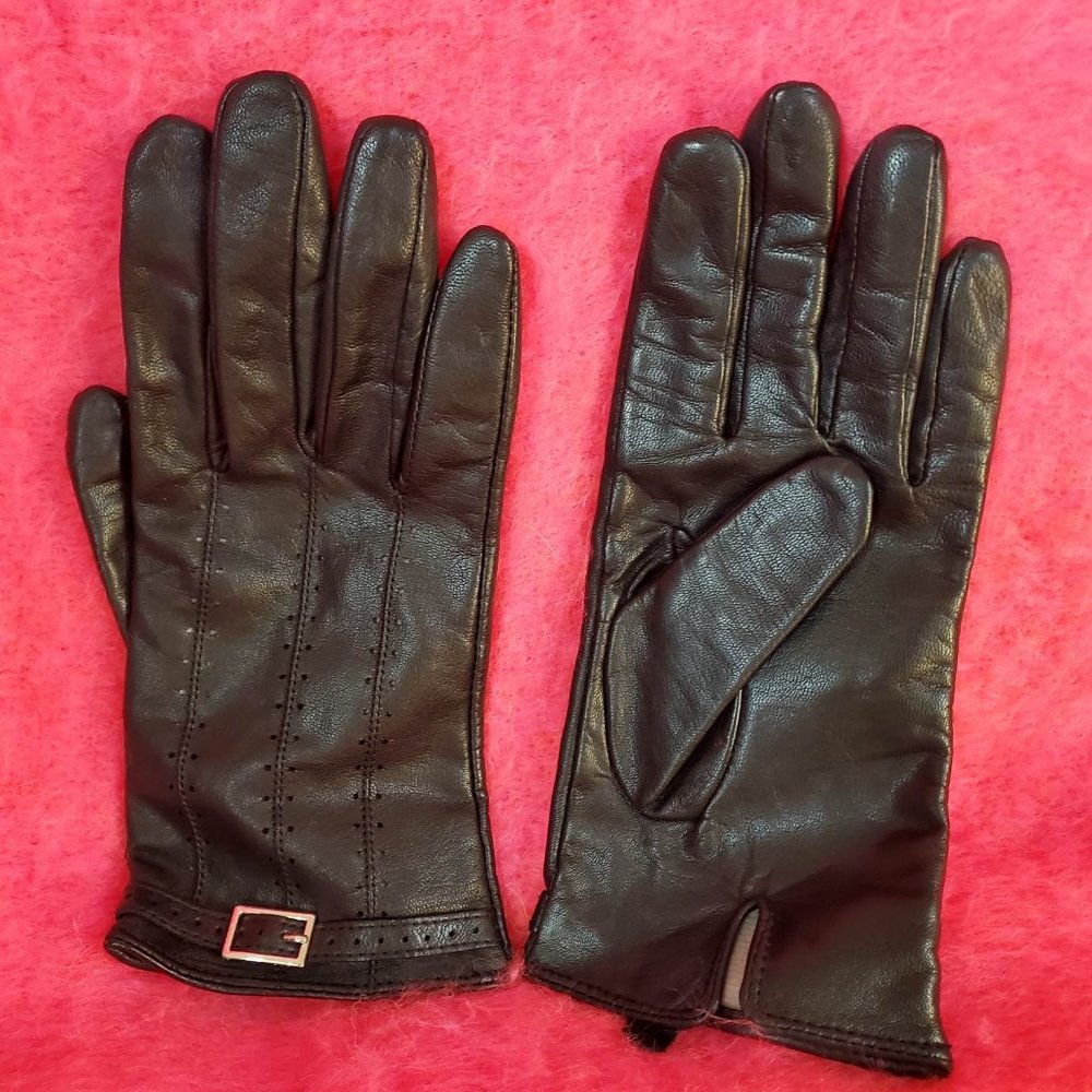 Merona women's leather driving gloves